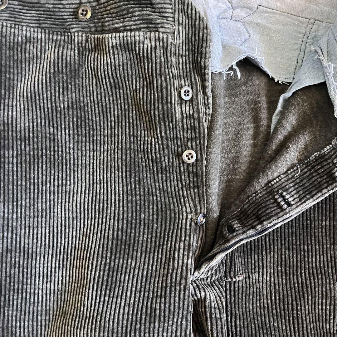 30s 40s french vintage コーデュロイパンツ ファーマーズ