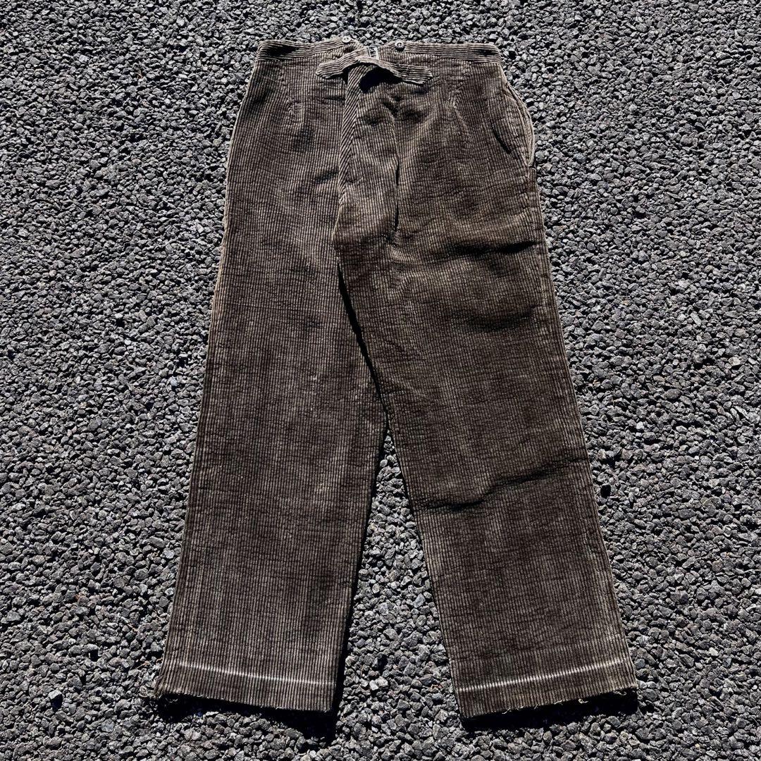 30s 40s french vintage コーデュロイパンツ ファーマーズ