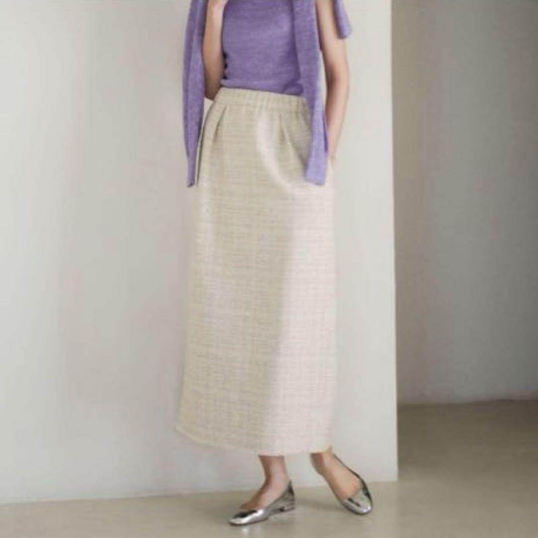 ebure スパンコール タイトスカート エブールM・ebure