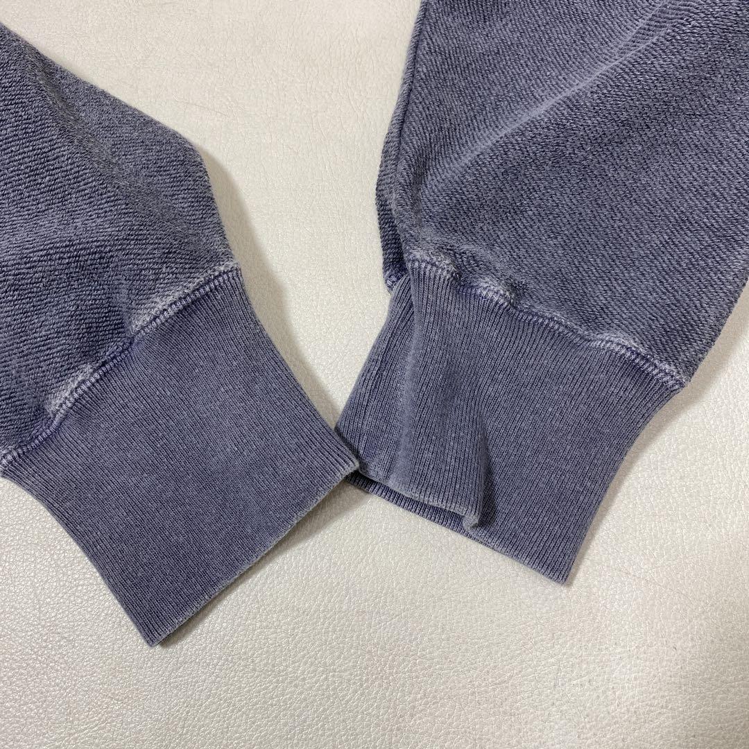 ⚫︎美品 FRAMeWORK プリントスウェット カレッジ ネイビー