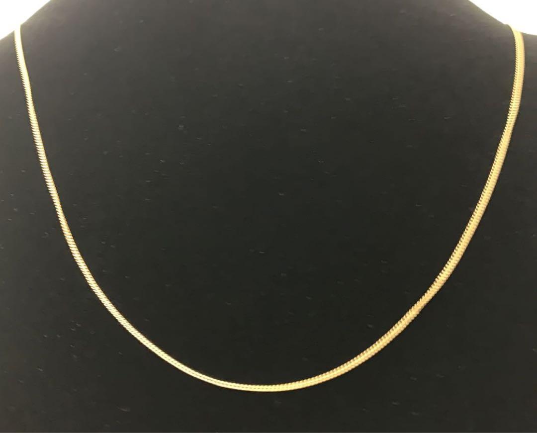 K18 造幣局 刻印 YG 喜平チェーン 長さ: 約 40.5 cm