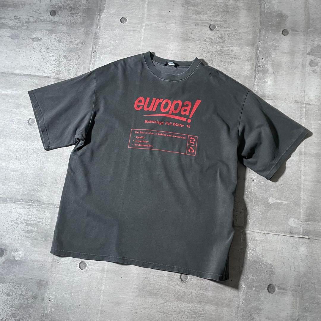 BALENCIAGA 2018aw Tシャツ europa フェード 木村拓哉