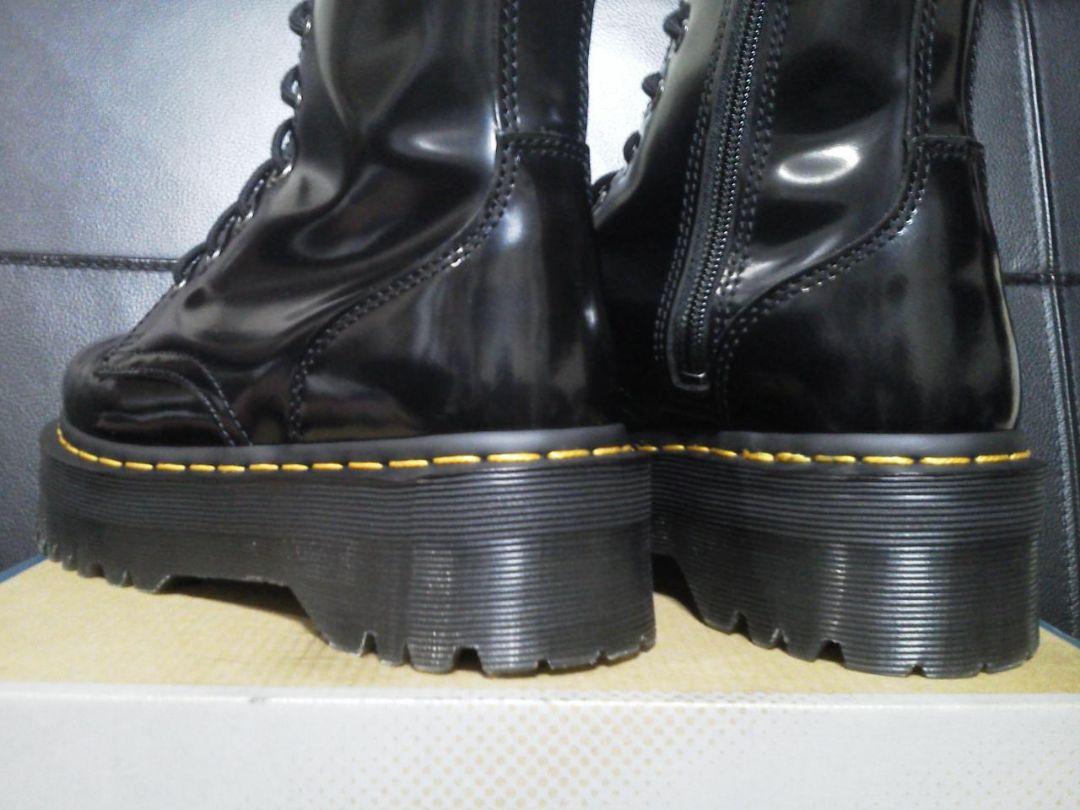 Dr.Martens - Dr.Martens JADON UK5 黒 厚底 8ホール 純正ブラシ