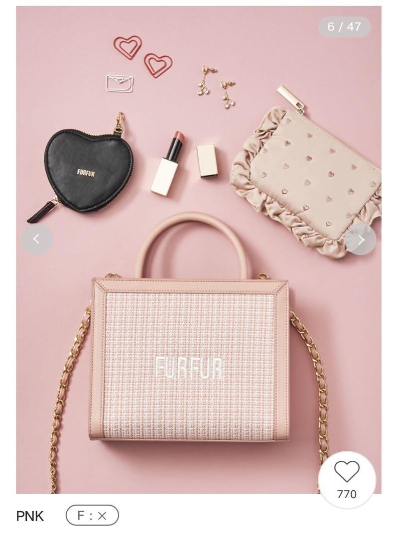 【美品】FURFUR ラフィアロゴトートバッグ　ピンク 激レア FURFUR ラフィアロゴトートバッグ ピンク 新品 - メルカリ