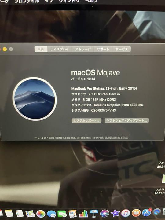 超歓迎人気 MacBook Pro Retina 13-inch Early 2015 A73xk-m84623686481 本物保証新作