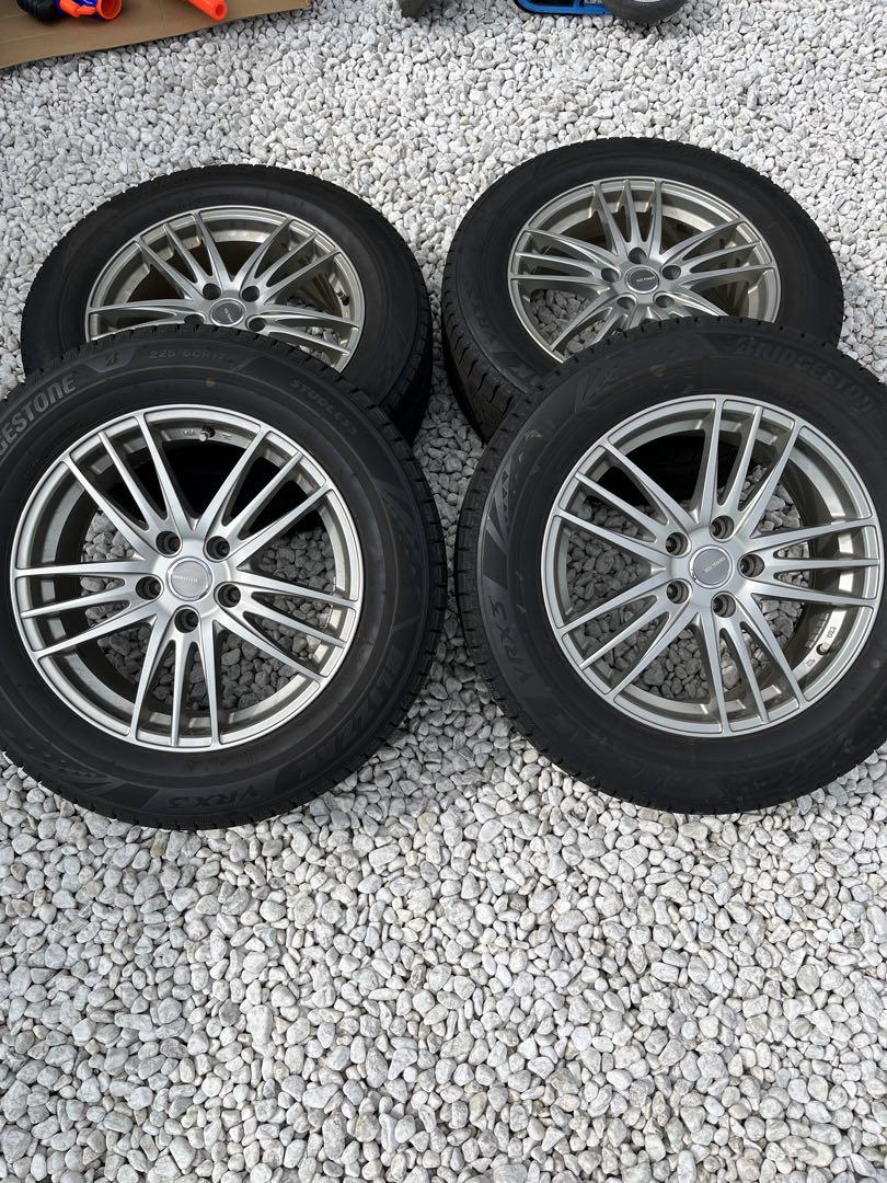 ブリヂストン 225/60R17 スタッドレスタイヤ　ホイールセット 1本タイヤ・ホイール