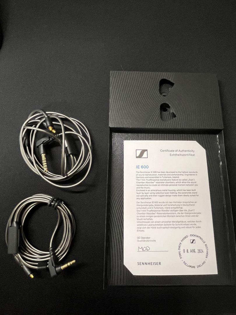 Sennheiser IE 600 有線イヤフォン【極美品】