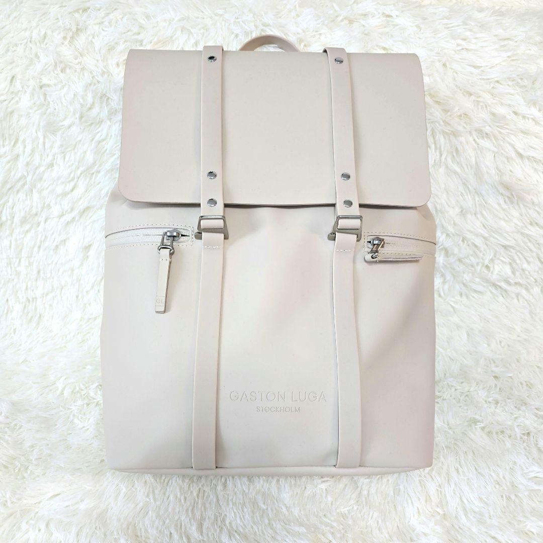 美品　GASLON LUCA ガストンルーガ　ベージュバックパック　リュック