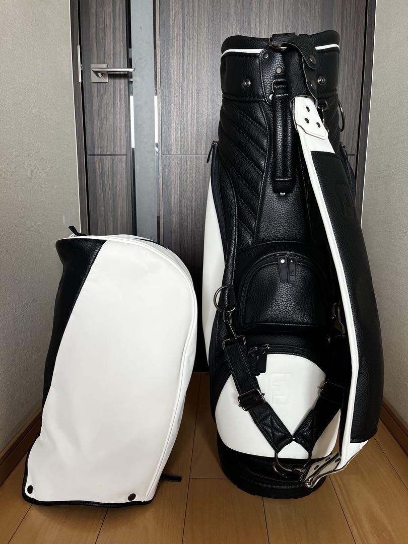 希少　美品　ＦＪ　フットジョイ ３点式キャディバッグ【ホワイト/ブラック】完売品