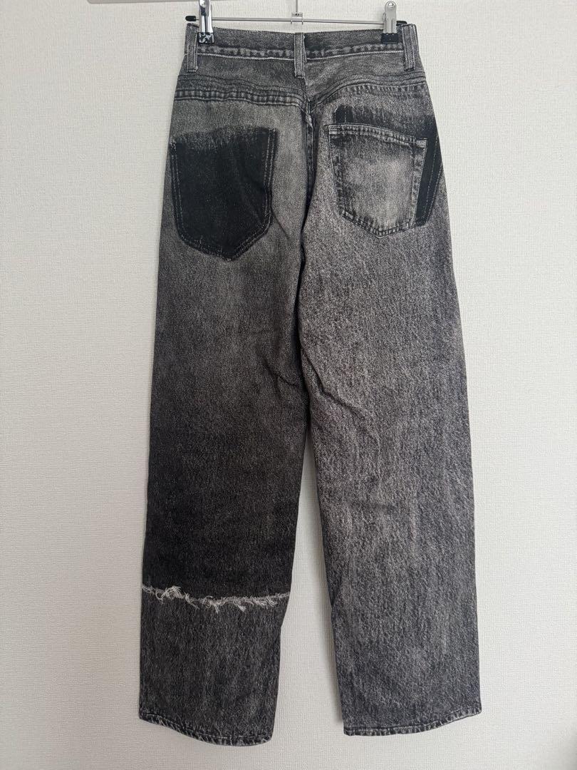 パンツ AMERI VINTAGE TROMPE L'OEIL DENIM PANTS