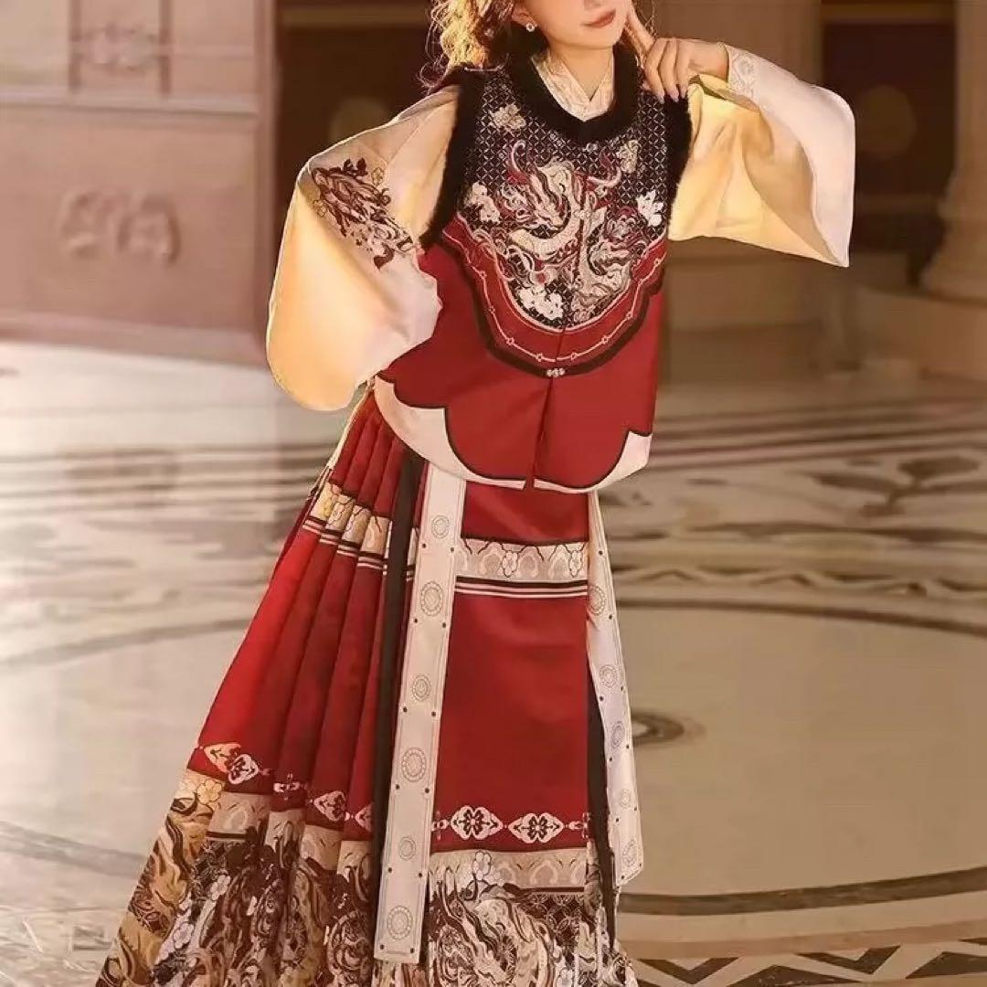 中国　漢服　马面裙