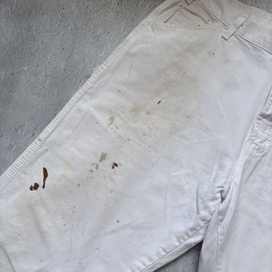 Early 00s Dickies Splashed White Painter - メルカリ