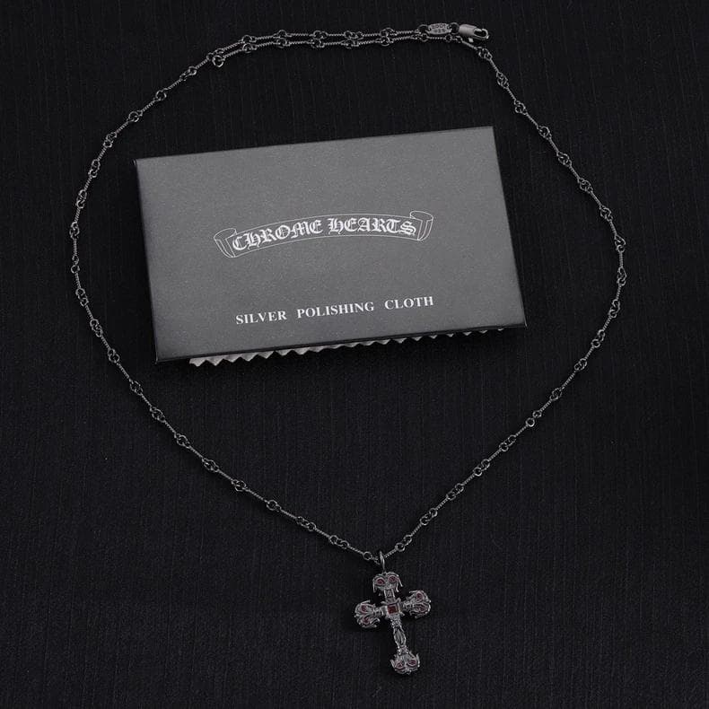 美品 Chrome Hearts クロスペンダントネックレス