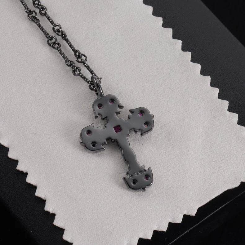 美品 Chrome Hearts クロスペンダントネックレス