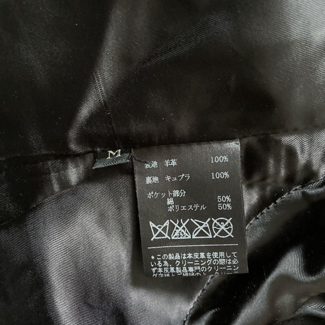 ジャケット・アウター EKAM front double zip leather jacket