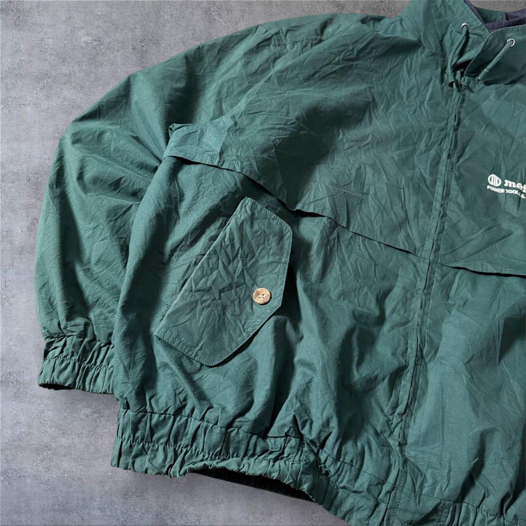 希少 Munsingwear ハリントンジャケット刺繍ロゴXL グランパコア