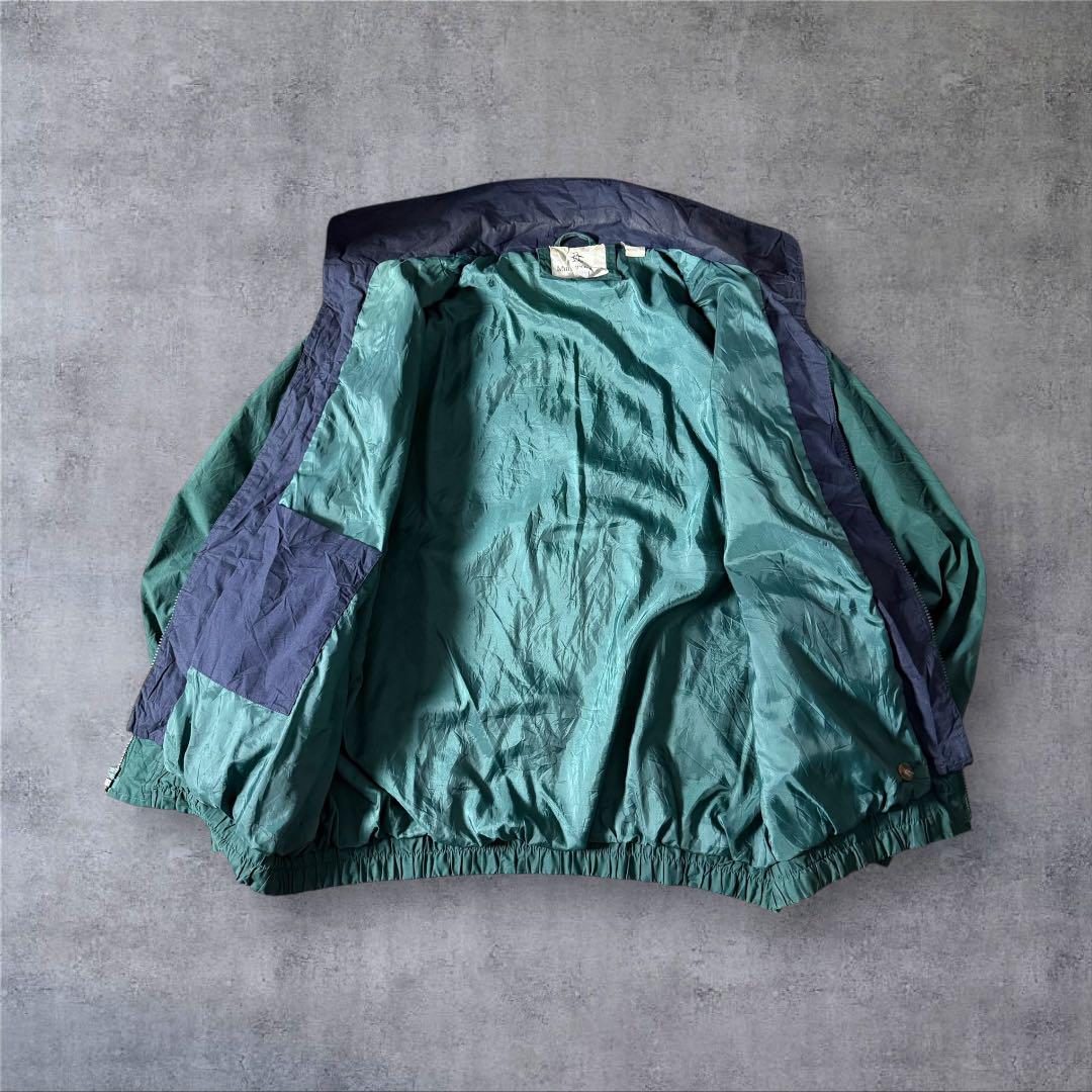 424】Munsingwearハリントンジャケット刺繍ロゴグランパコア短丈
