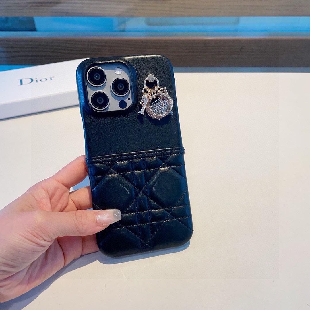 Dior 携帯ケース iPhone ♡ブラックiPhoneアクセサリー