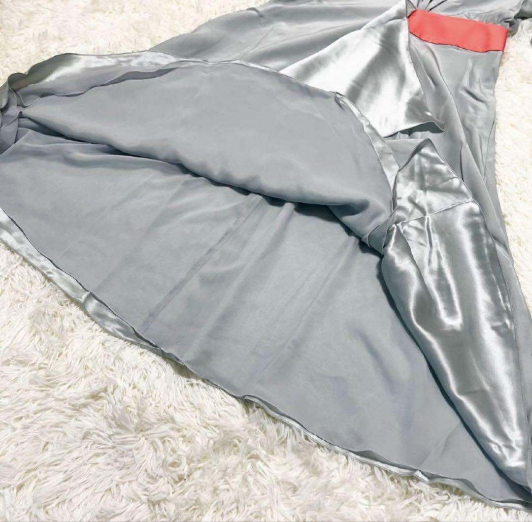 希少✨新品タグ付き✨エンポリオアルマーニ ワンピース シルク Aライン 大きい