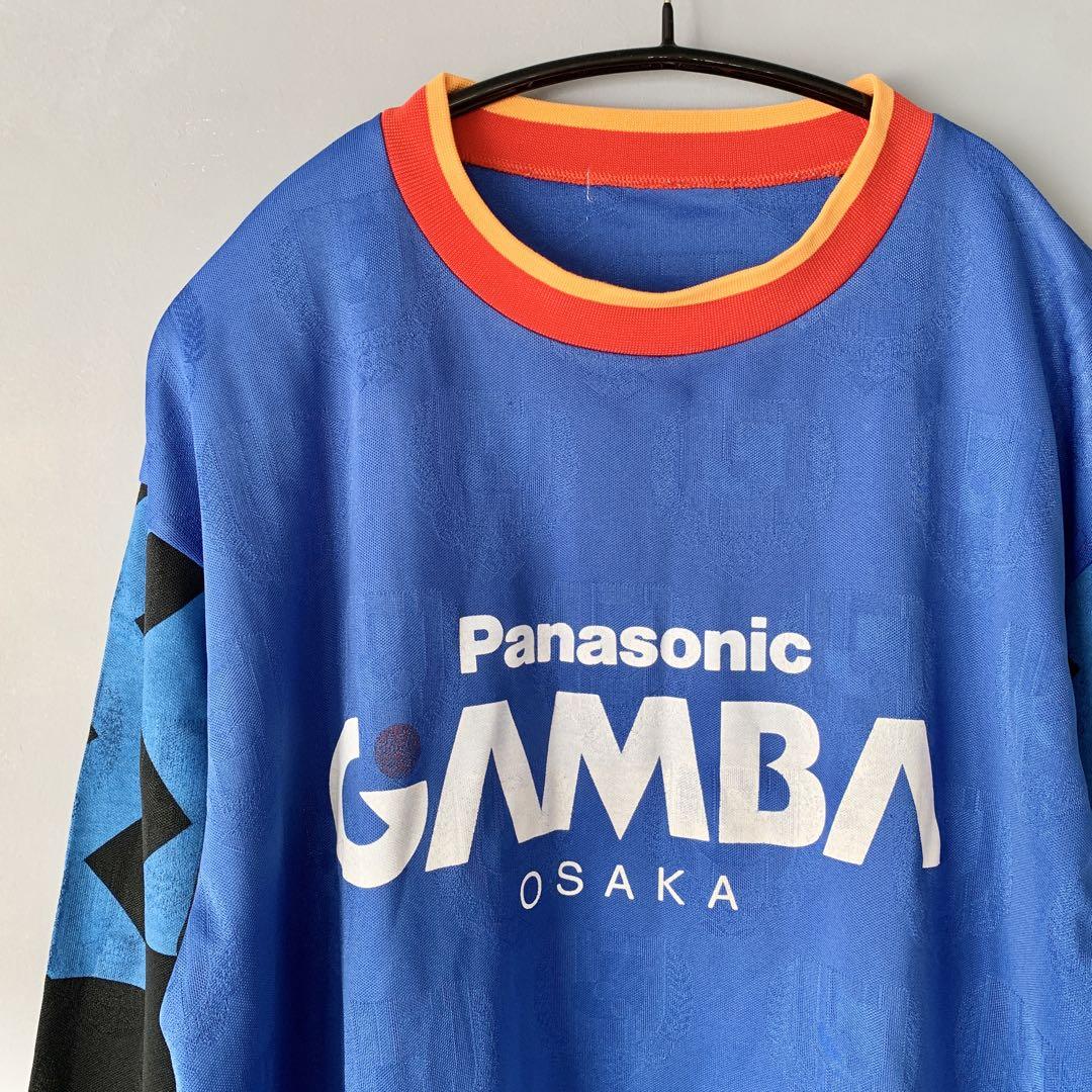 最高の品質 GAMBA Panasonic 大阪 プラクティスシャツ 最初期 Jリーグ ウェア