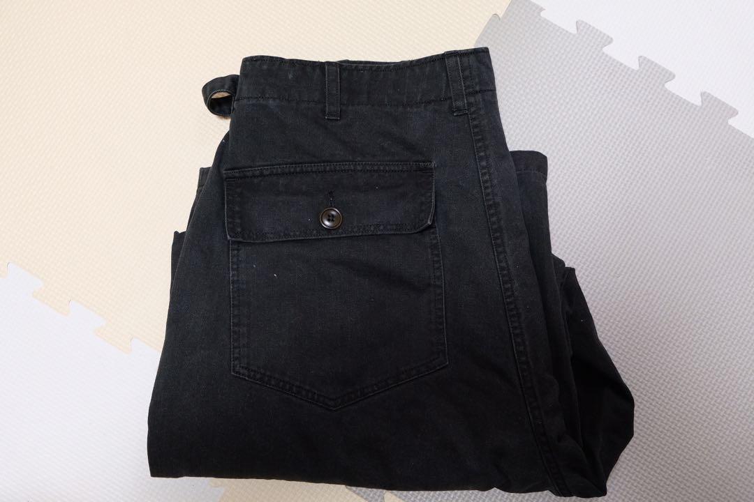 パンツ WIDE ORGANIC COTTON HERRINGBONE