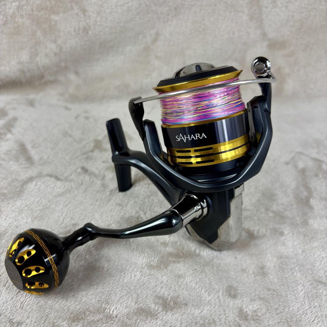極美品　シマノ(SHIMANO) 22 サハラ C5000XG peライン付き