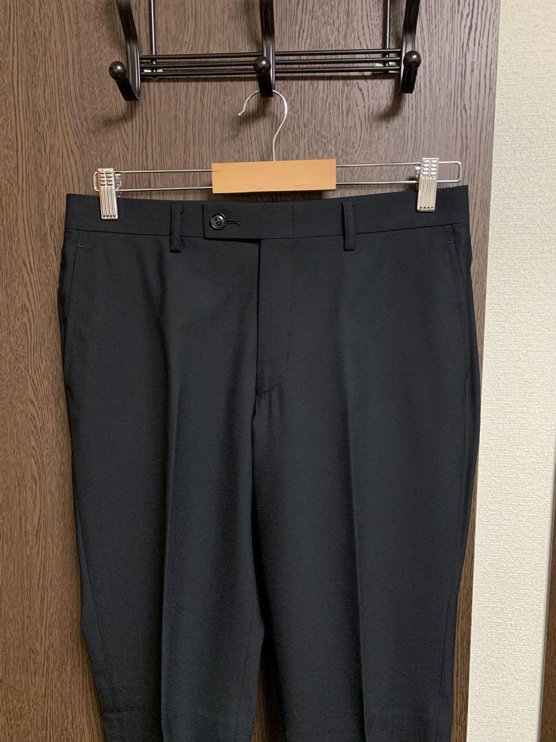 Y5新品未使用！お買得2パンツ！定番ブラックスーツ！使いやすい1着！訳あり特価！