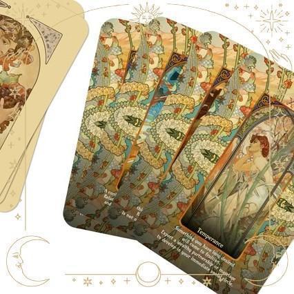 【正規品タロットカード】アールヌーボー／Art Nouveau ミュシャ