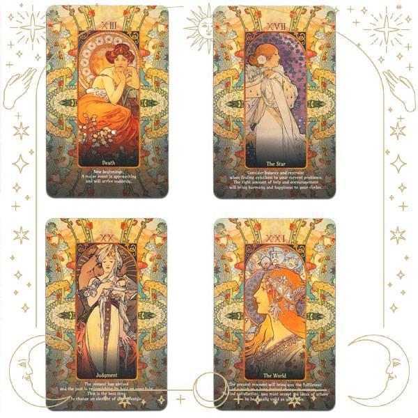【正規品タロットカード】アールヌーボー／Art Nouveau ミュシャ
