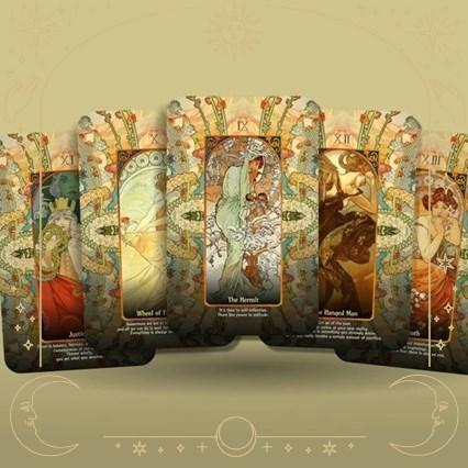 【正規品タロットカード】アールヌーボー／Art Nouveau ミュシャ
