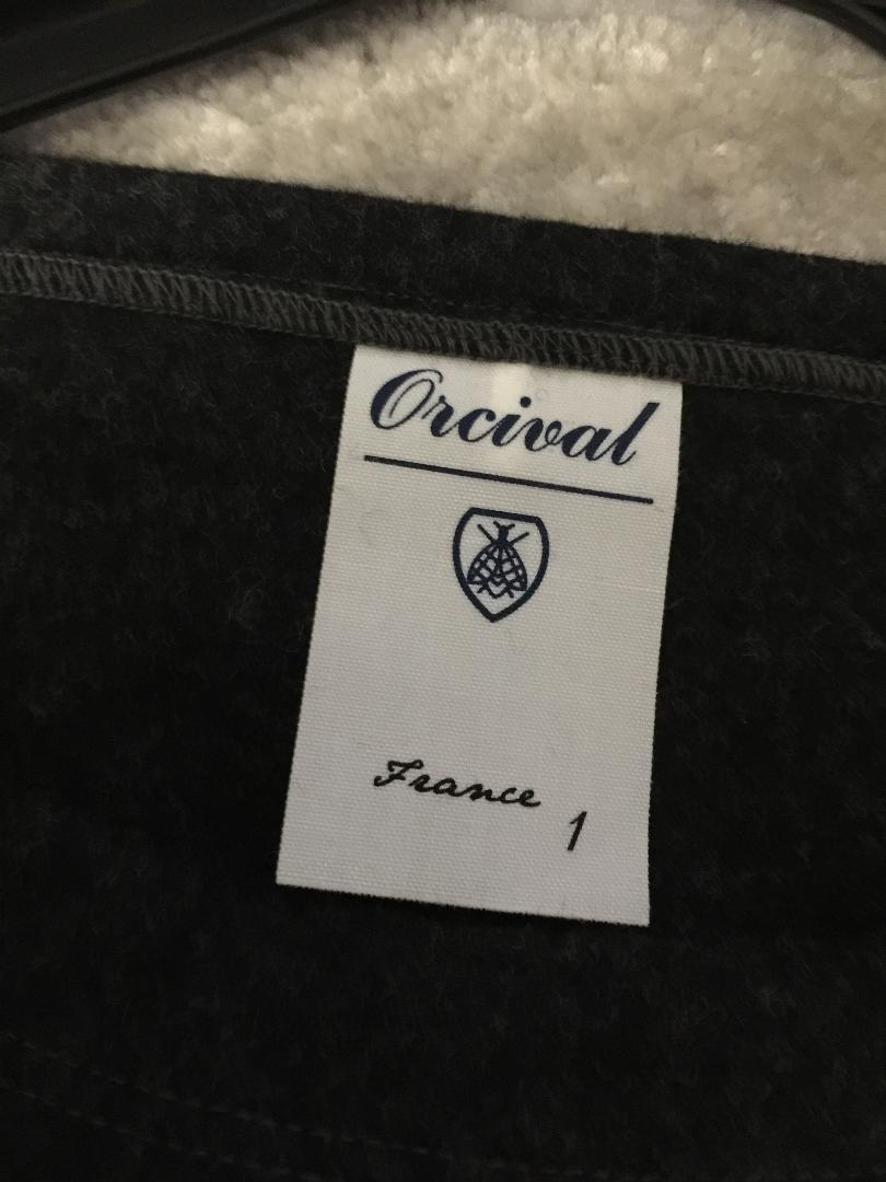 Orcival ウールジャージーボートネックワンピース Baagen De ひざ丈ワンピース Laxlibrary Com