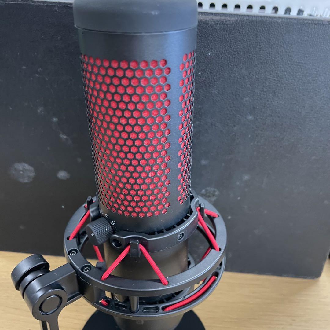 HyperX QuadCast HX-MICQC-BK スタンドアロンマイク