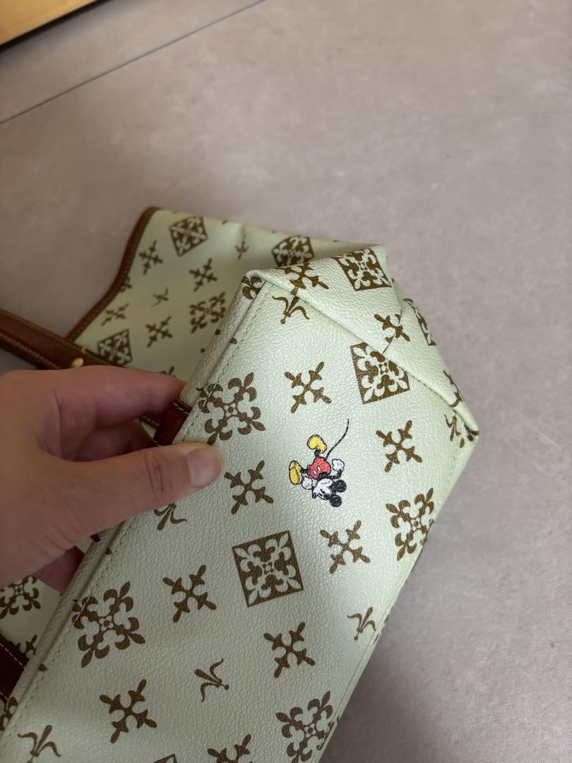 ラシット☆ミッキーマウス ☆トートバッグ ☆ミントグリーン
