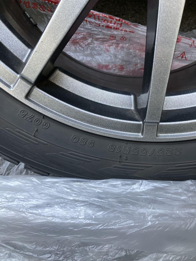 値下げ交渉可！225/55R18 98QヨコハマG075スタッドレス中古品4本