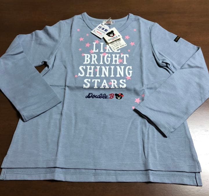 メーカー公式 新品タグ付 ダブルビー 長袖Tシャツブラウス 2着セット