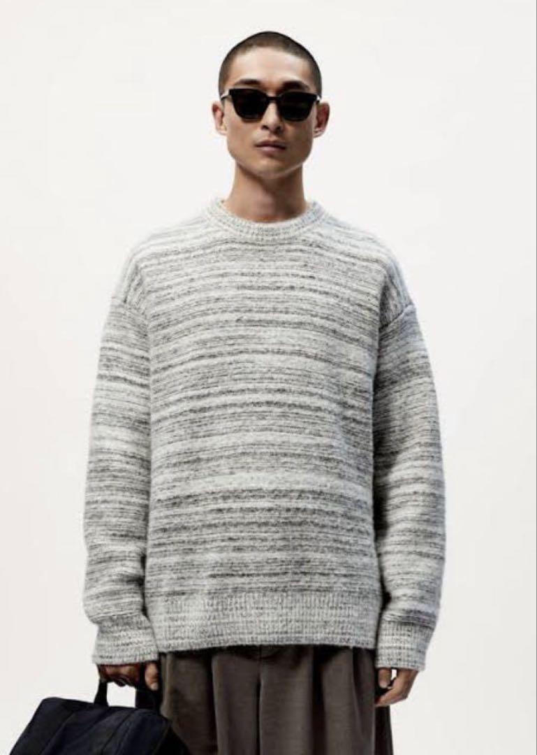 Studio Nicholson ZARA テクスチャーストライプセーター M