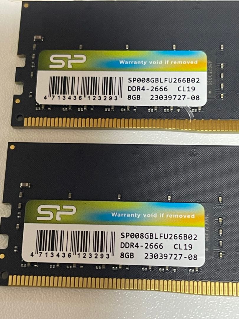 ☆新品未使用 SP DDR4 2666 8GB✖︎4 32GB ☆新品未使用 SP DDR4 2666 8GB✖︎4 32GB
