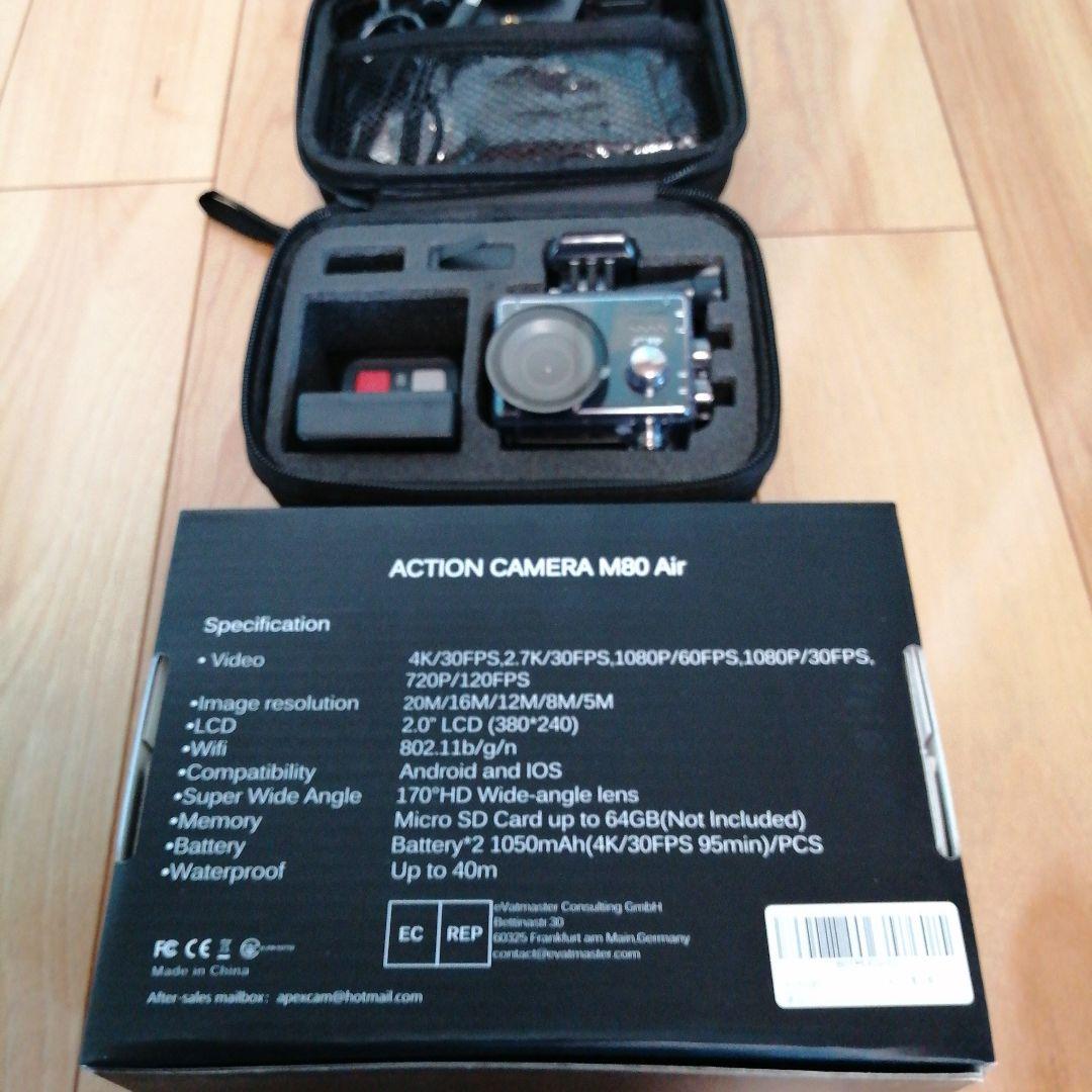 94%OFF!】【94%OFF!】Apexcamアクションカメラ170度広角レンズ