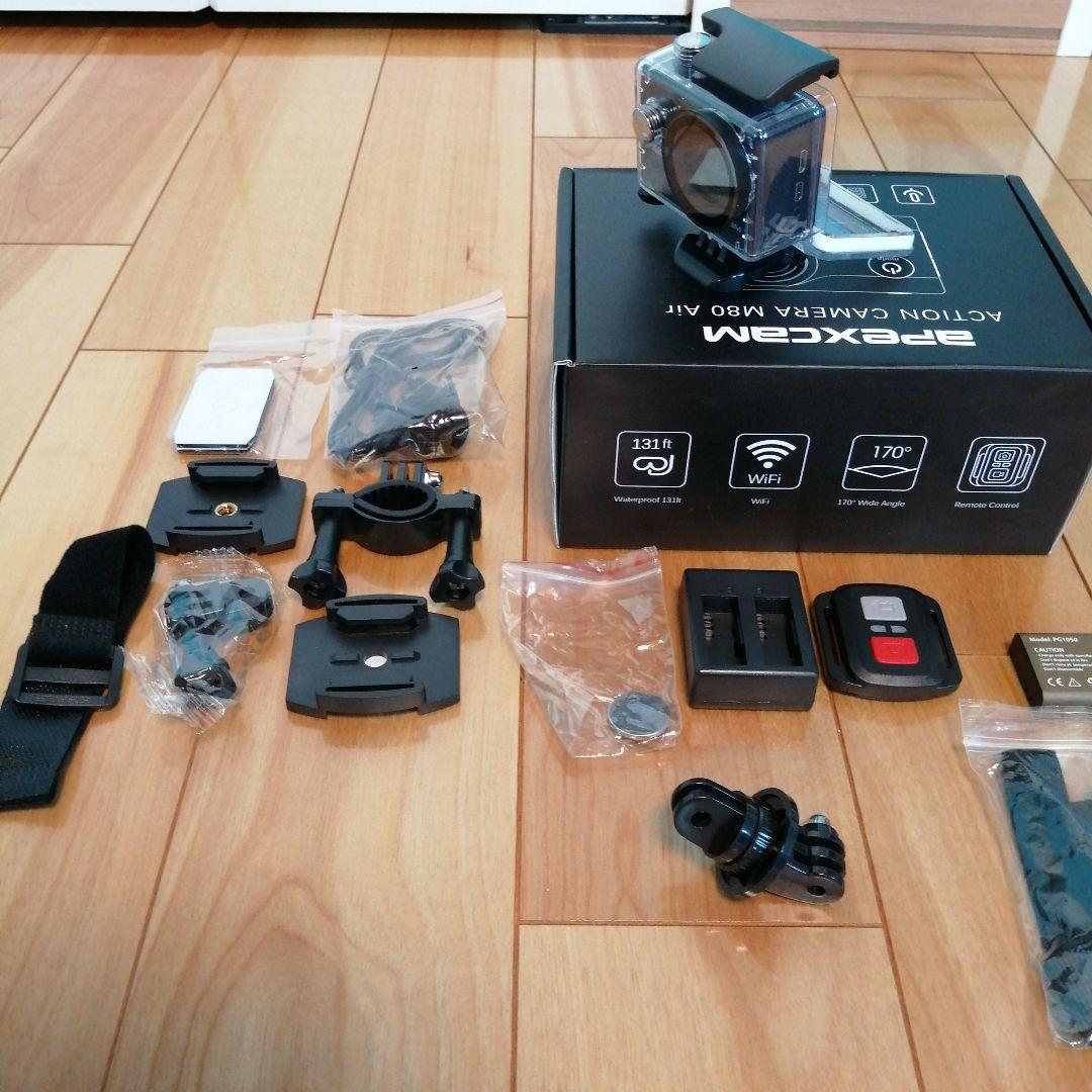 Apexcamアクションカメラ170度広角レンズ デジタルカメラ | veloci.com.mx