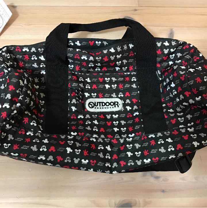 レア!!アウトドア ディズニー ボストンバッグ