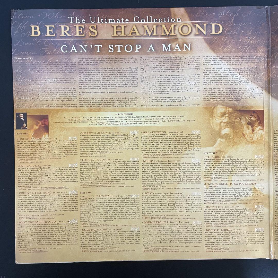 Beres Hammond Can't Stop A Man レコード LP