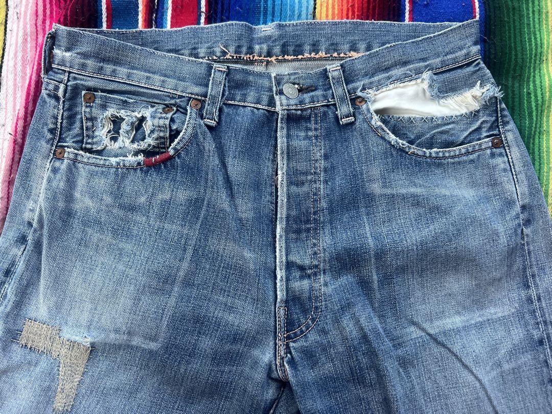 levi's  501 BIG E04年日本製復刻　ダメージ加工