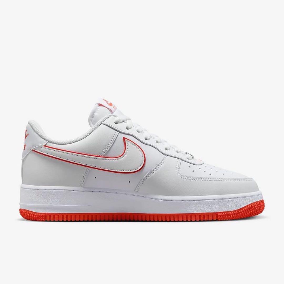 【新品26cm】NIKE エアフォース1'07 ホワイト/レッド 画像10