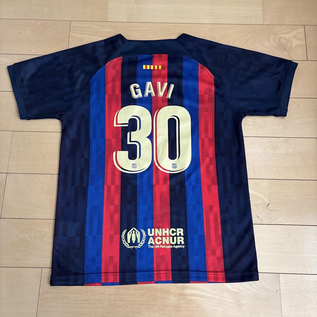 子供用150cm バルセロナ サッカーユニフォーム 上下セット