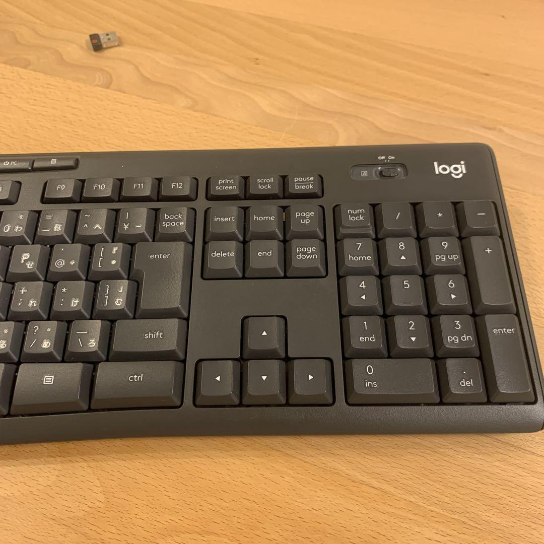 ロジクール Logicool キーボードとエレコム ELECOM マウスのセット