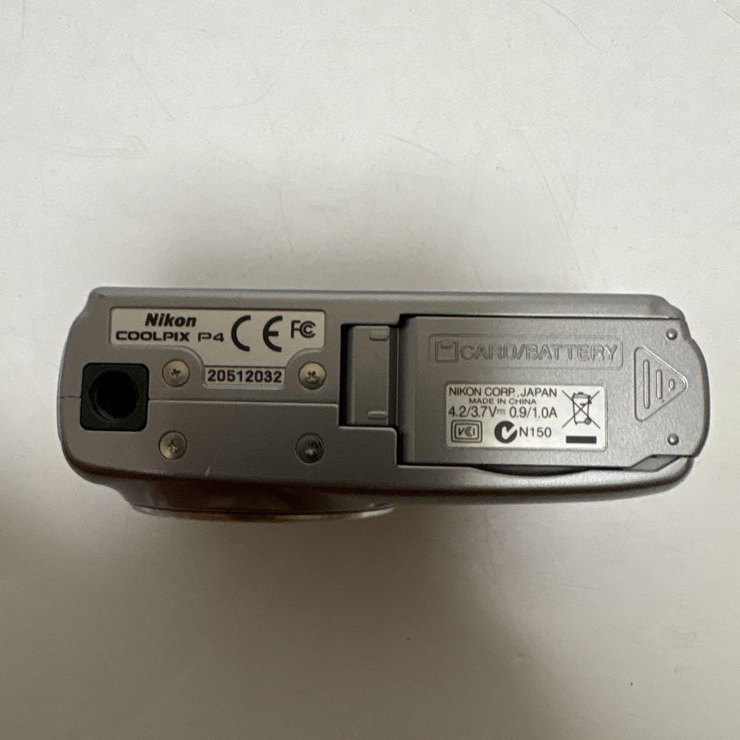 ニコン NIKON COOLPIX P4 VR バッテリー付き