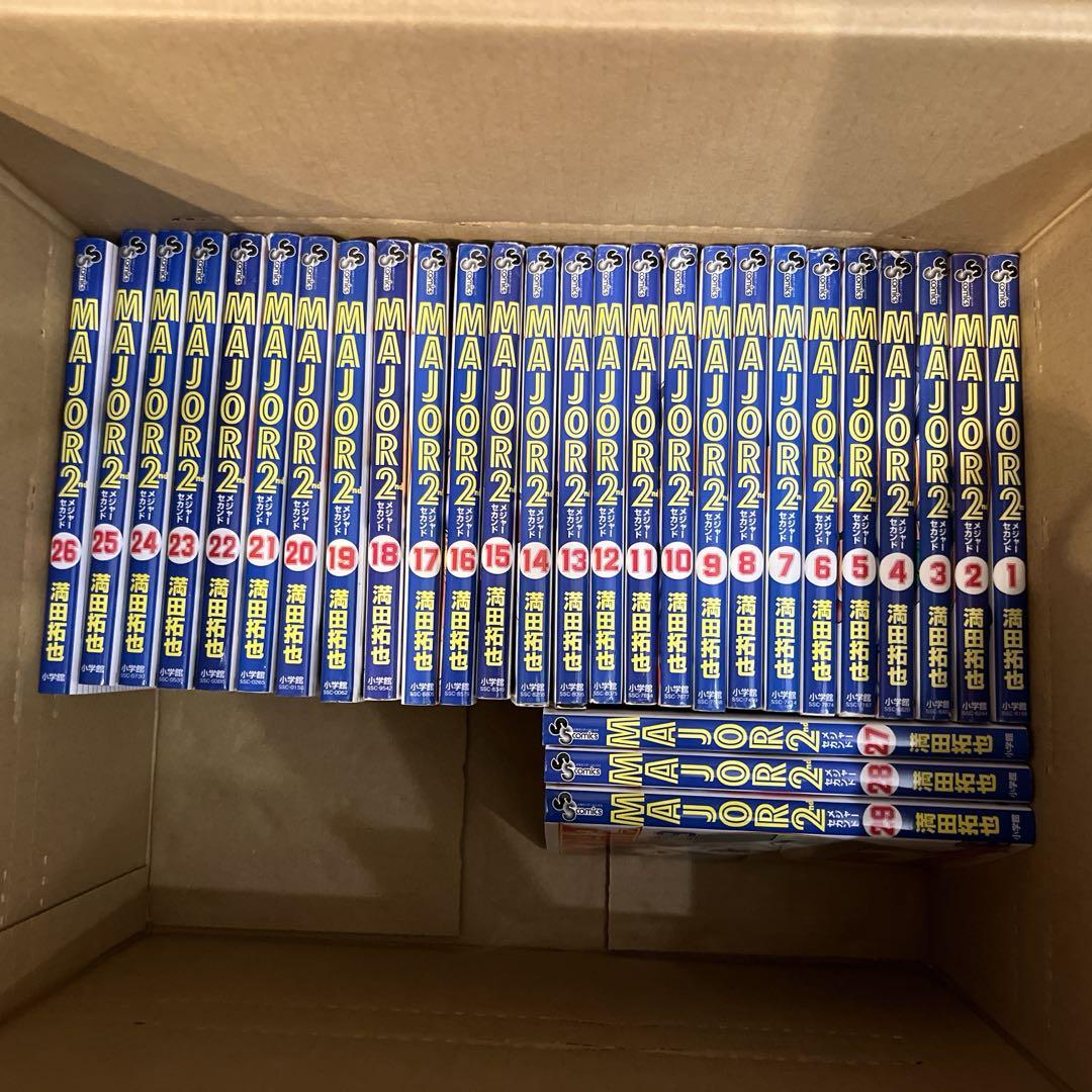 店内商品がすべてレジにて半額！！ 漫画 メジャーセカンド2nd 1-29巻セット メルカリ - 全巻セット