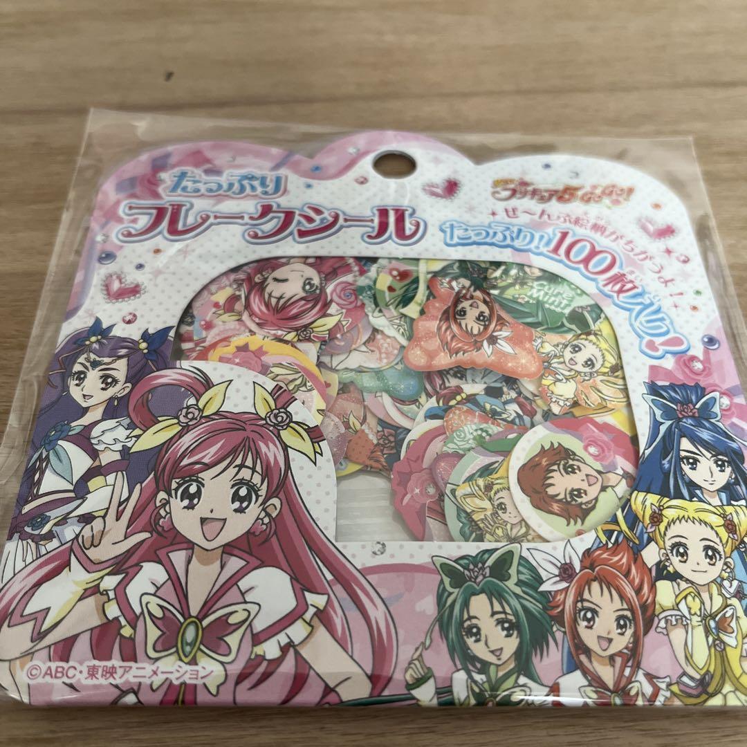 新品　プリキュア たっぷりフレークシール 100枚入り