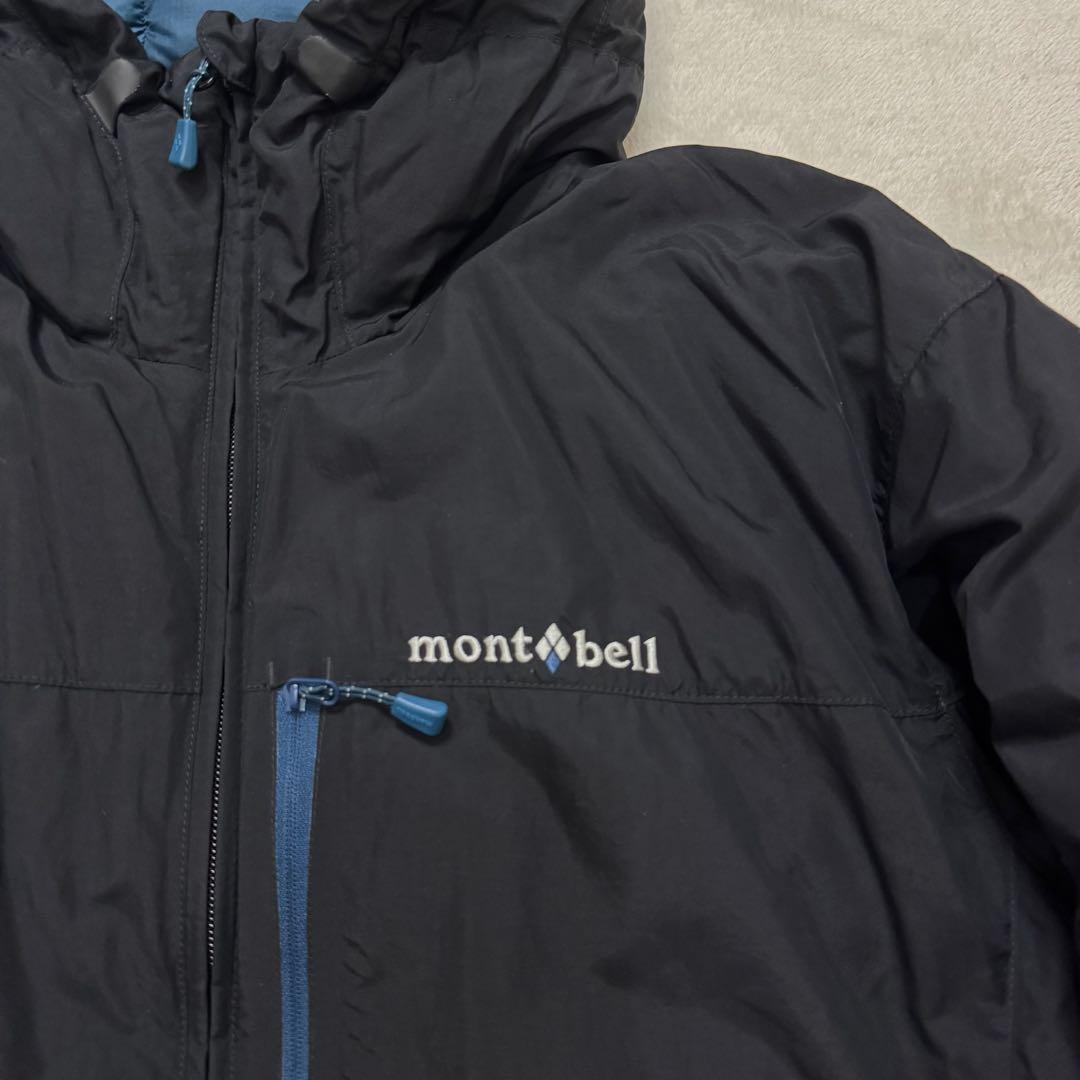mont-bell コロラドパーカ　リバーシブル　ダウンジャケット　ブルー　M