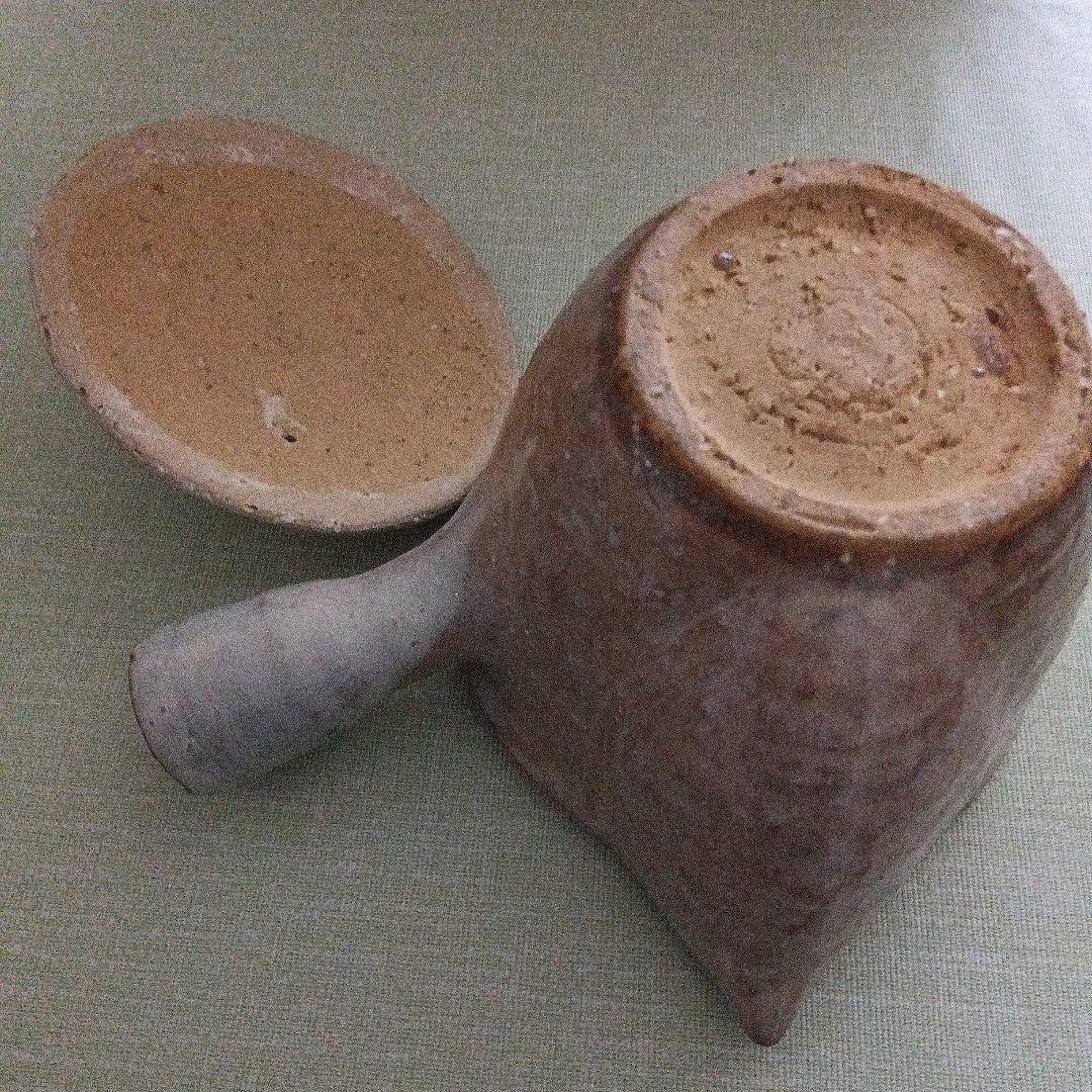 【未使用品】萩焼　湯呑  急須  茶器セット　泉流山造  大雅作
